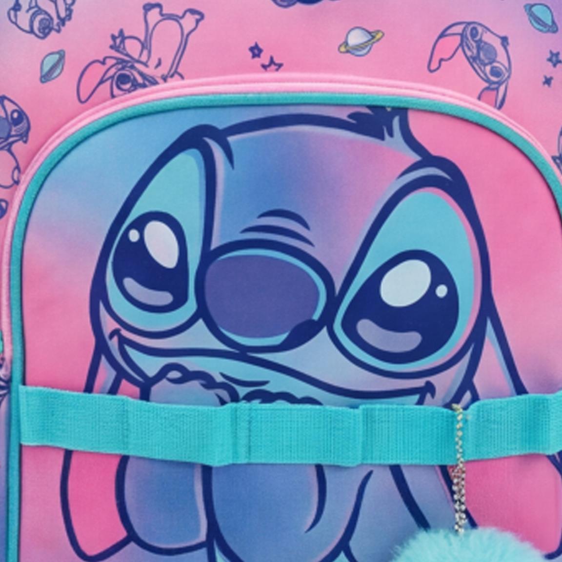 MOCHILA ESCOLAR MEDIANA STITCH