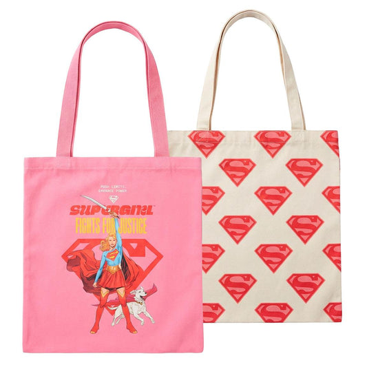 BOLSA SHOPPING SUPERMAN SUPERGIRL