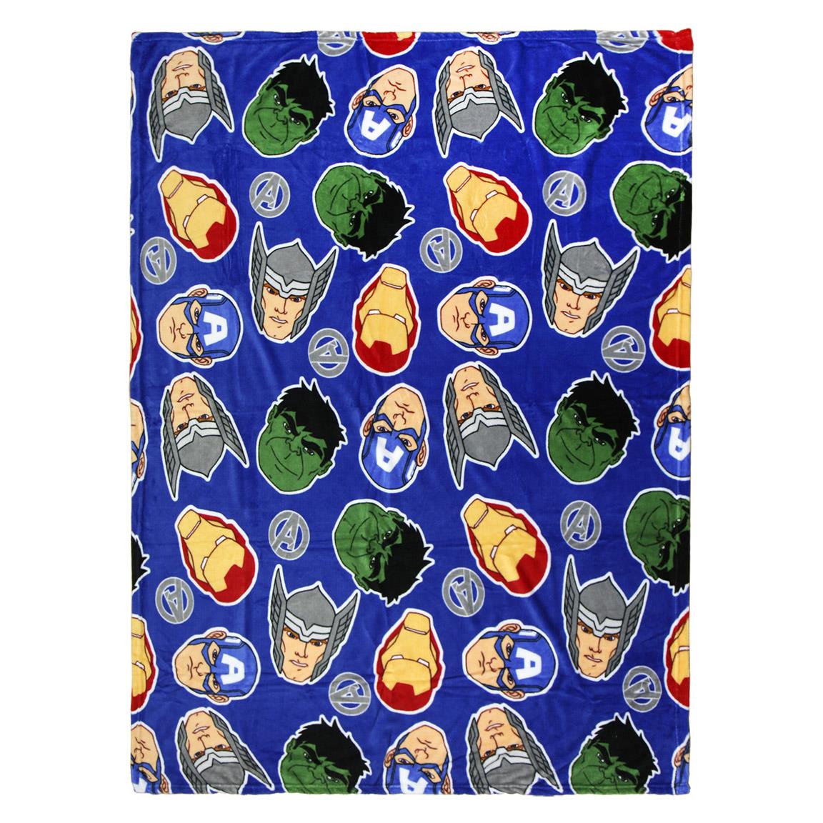 MANTA FRANELA PREMIUM AVENGERS 120X160 CM.