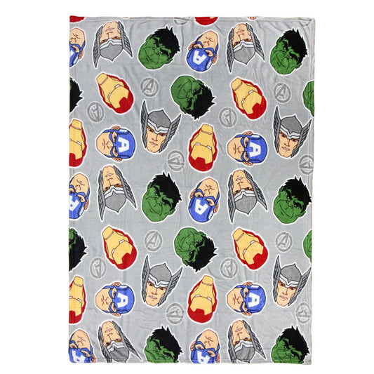 MANTA FRANELA PREMIUM AVENGERS 120X160 CM.