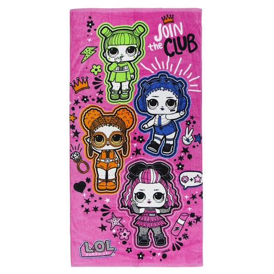 LOL SURPRISE BEACH TOWEL 100% COTTON 70X140CM