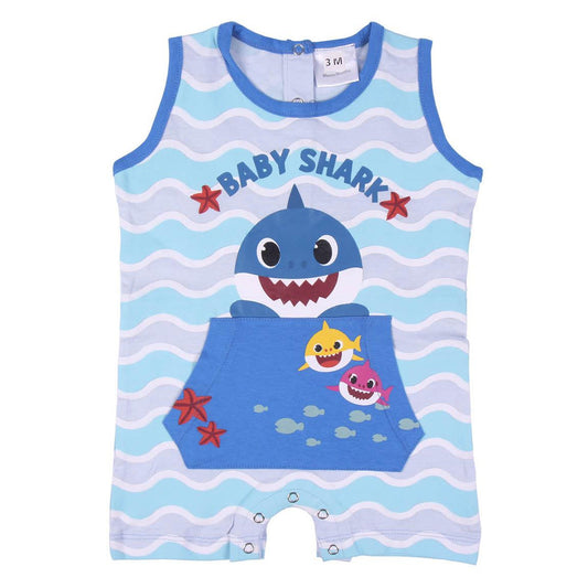 PACK 6 PELELE SINGLE JERSEY BABY SHARK T3-24 MESES