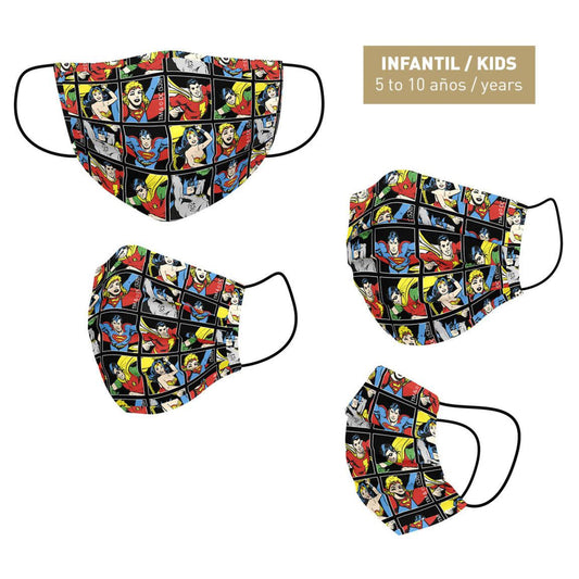 MASCARILLA INFANTIL  DC COMIC
