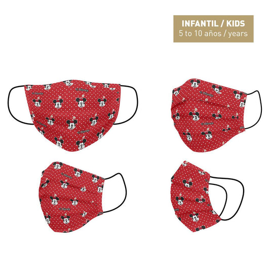 MASCARILLA HIGIÉNICA REUTILIZABLE HOMOLOGADA MINNIE - Imagen 1