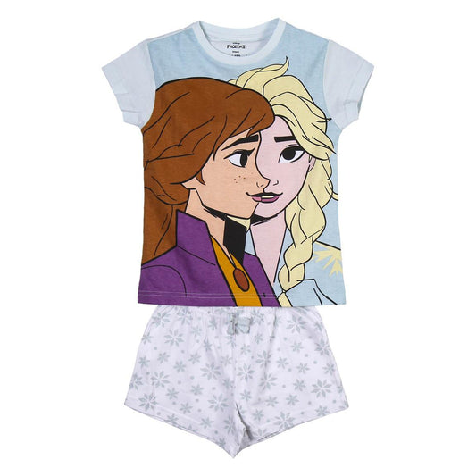 PIJAMA CORTO SINGLE JERSEY PUNTO FROZEN 2 - Imagen 1