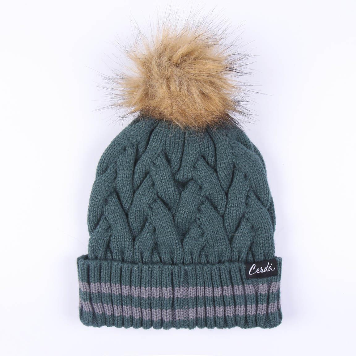 GORRO TRICOT POMPOM HARRY POTTER SLYTHERIN - Imagen 2