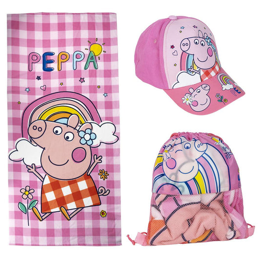 TOALLA SET SAQUITO PEPPA PIG - Imagen 1