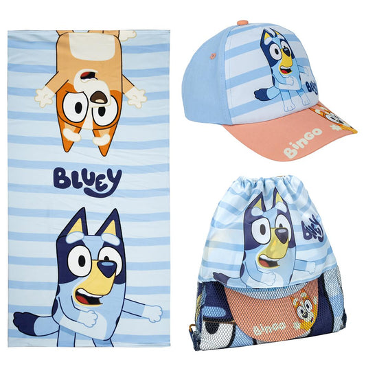 TOALLA SET SAQUITO BLUEY - Imagen 1