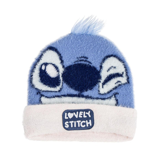 GORRO PUNTO APLICACIONES STITCH - Imagen 1