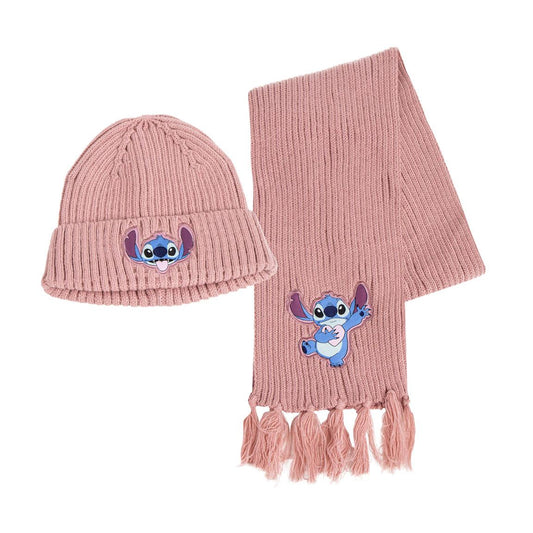 CONJUNTO 2 PIEZAS BUFANDA STITCH - Imagen 1