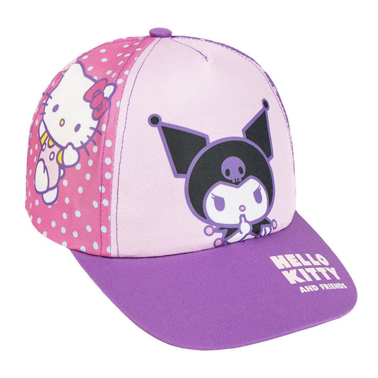 GORRA VISERA CURVA HELLO KITTY KUROMI - Imagen 1