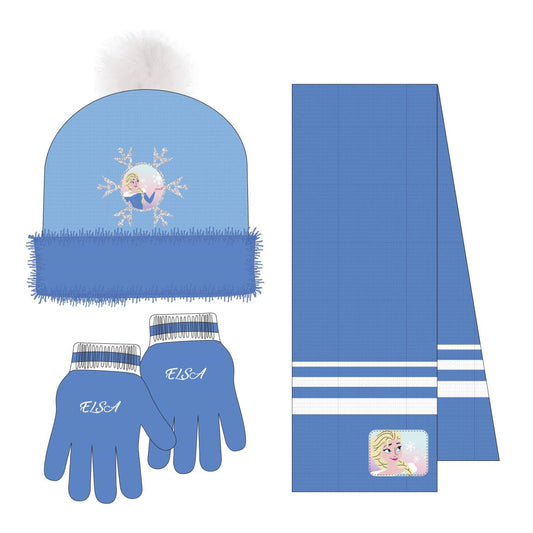 CONJUNTO 3 PIEZAS BUFANDA FROZEN - Imagen 1