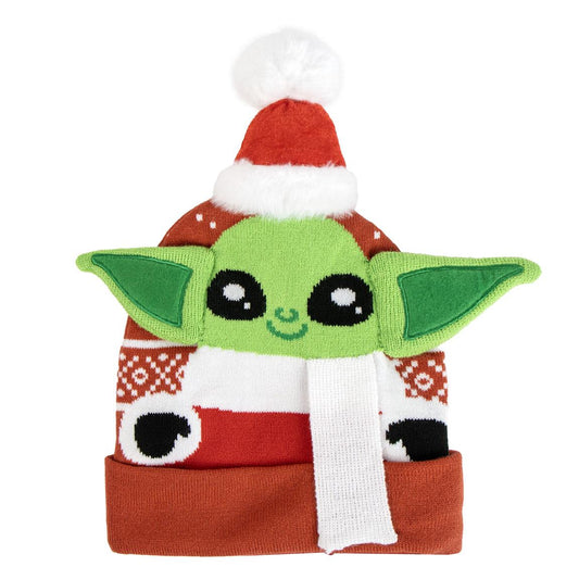 GORRO PUNTO CHRISTMAS THE MANDALORIAN - Imagen 1
