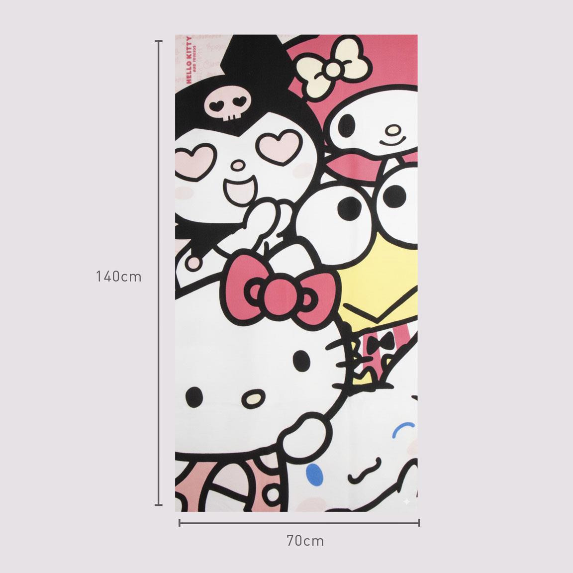 TOALLA MICROFIBRA HELLO KITTY