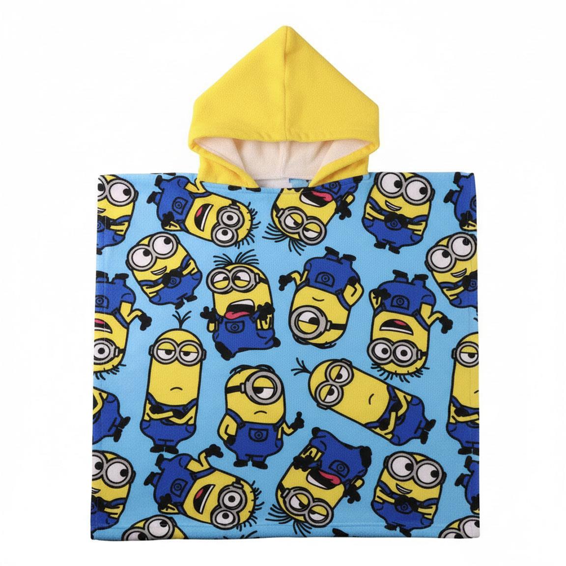 PONCHO MICROFIBRA MINIONS