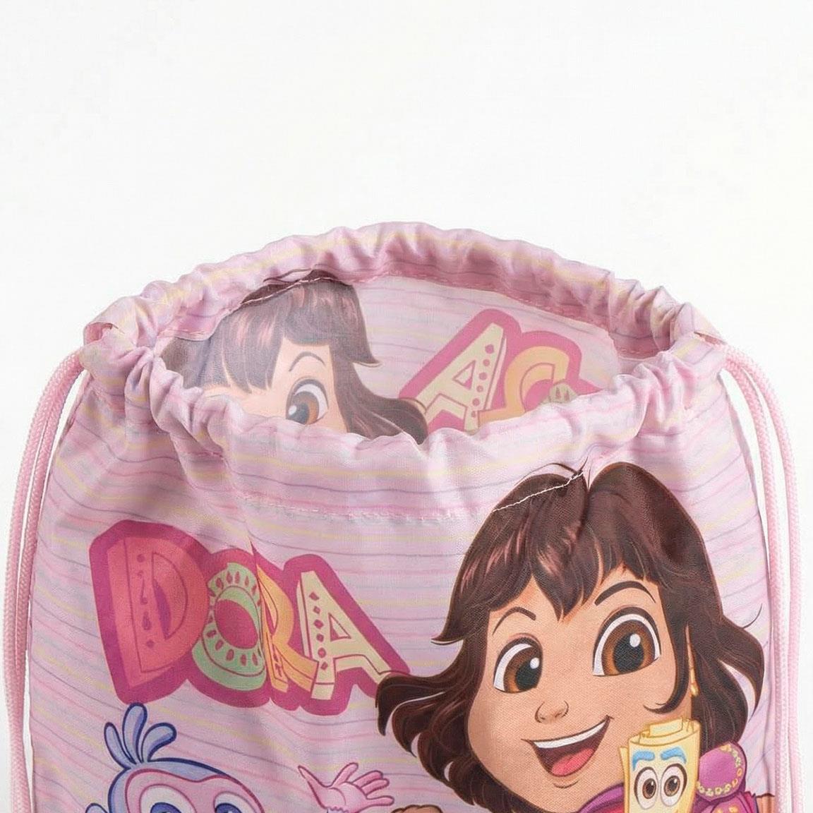 TOALLA SET SAQUITO DORA LA EXPLORADORA
