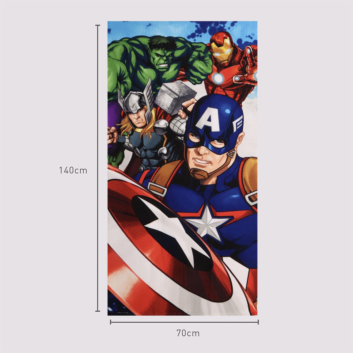 TOALLA MICROFIBRA AVENGERS