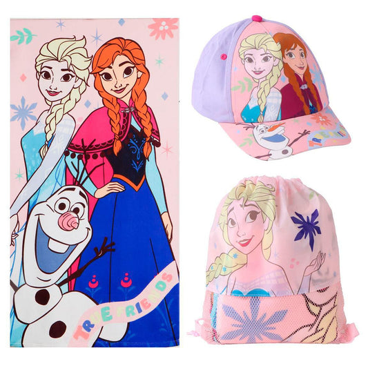 TOALLA SET SAQUITO FROZEN