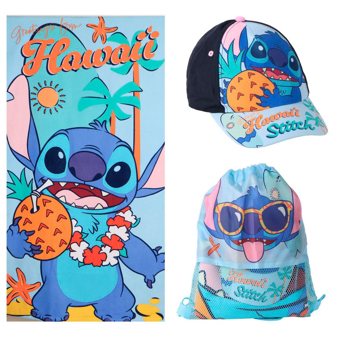 TOALLA SET SAQUITO STITCH