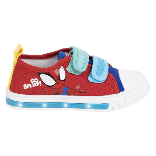 ZAPATILLA LONETA SUELA PVC CON LUCES SPIDEY - Imagen 1
