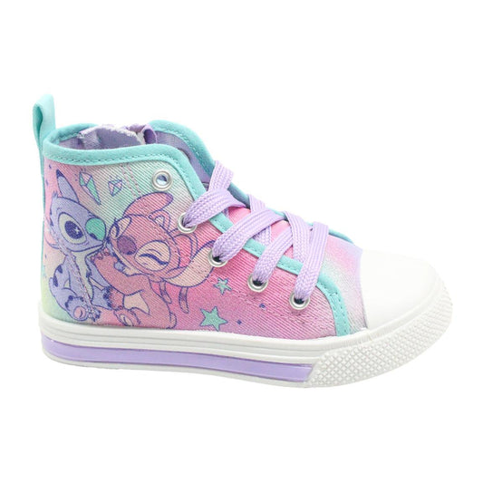 ZAPATILLA LONETA SUELA PVC CON LUCES ALTA STITCH - Imagen 1