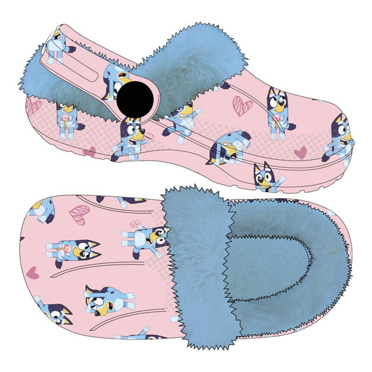 ZAPATILLAS DE CASA ZUECO BORREGUILLO BLUEY - Imagen 1