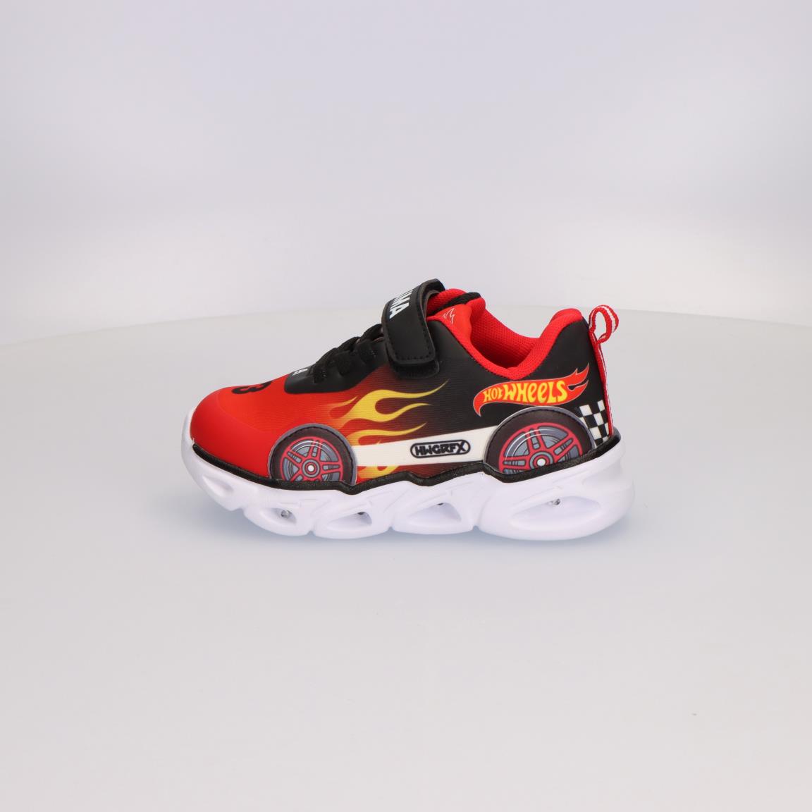 DEPORTIVA SUELA LIGERA EVA CON LUCES HOT WHEELS