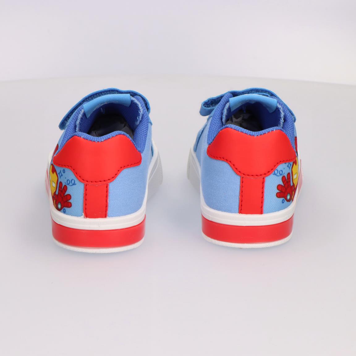 ZAPATILLA LONETA SUELA PVC CON LUCES SPIDEY