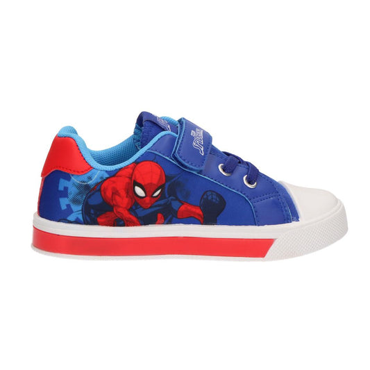 ZAPATILLA LONETA SUELA PVC CON LUCES SPIDERMAN