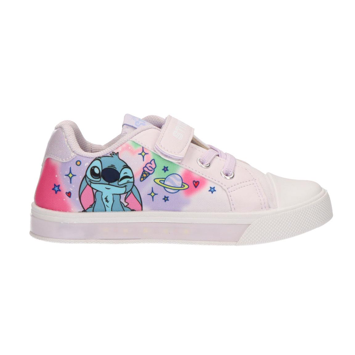 ZAPATILLA LONETA SUELA PVC CON LUCES STITCH