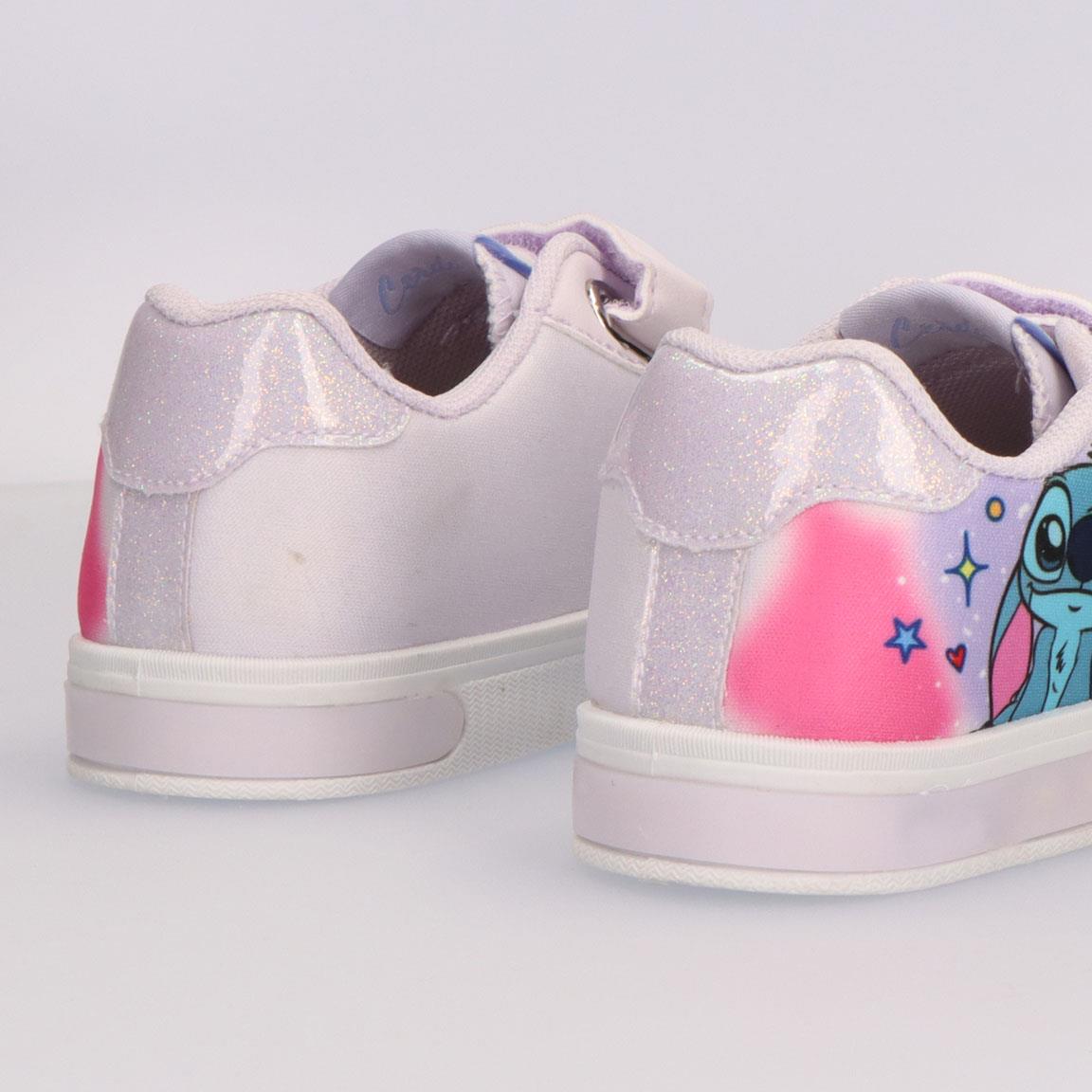 ZAPATILLA LONETA SUELA PVC CON LUCES STITCH