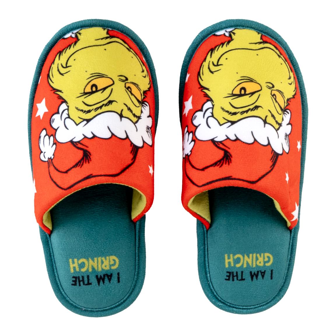 ZAPATILLAS DE CASA ABIERTA THE GRINCH