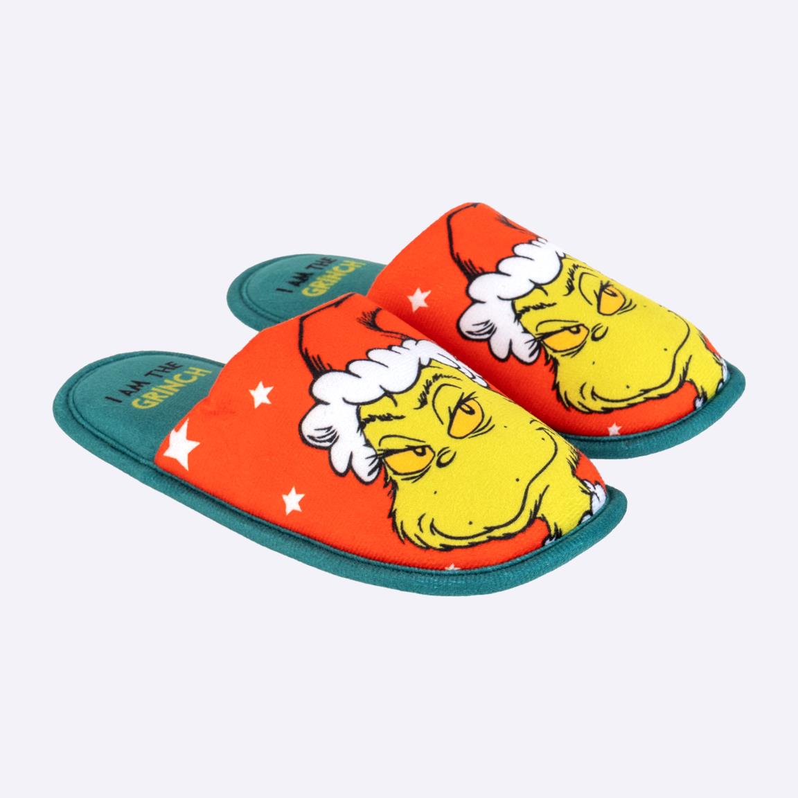 ZAPATILLAS DE CASA ABIERTA THE GRINCH