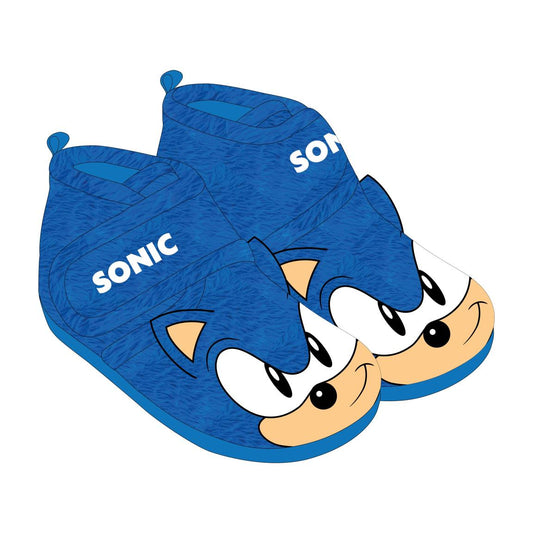 ZAPATILLAS DE CASA MEDIA BOTA APLICACIONES SONIC