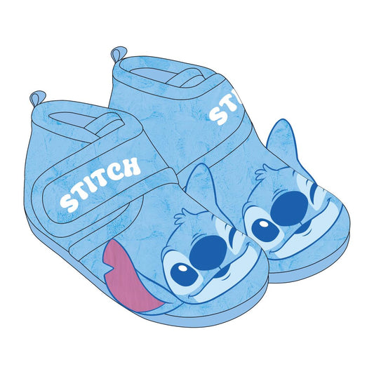 ZAPATILLAS DE CASA MEDIA BOTA APLICACIONES STITCH