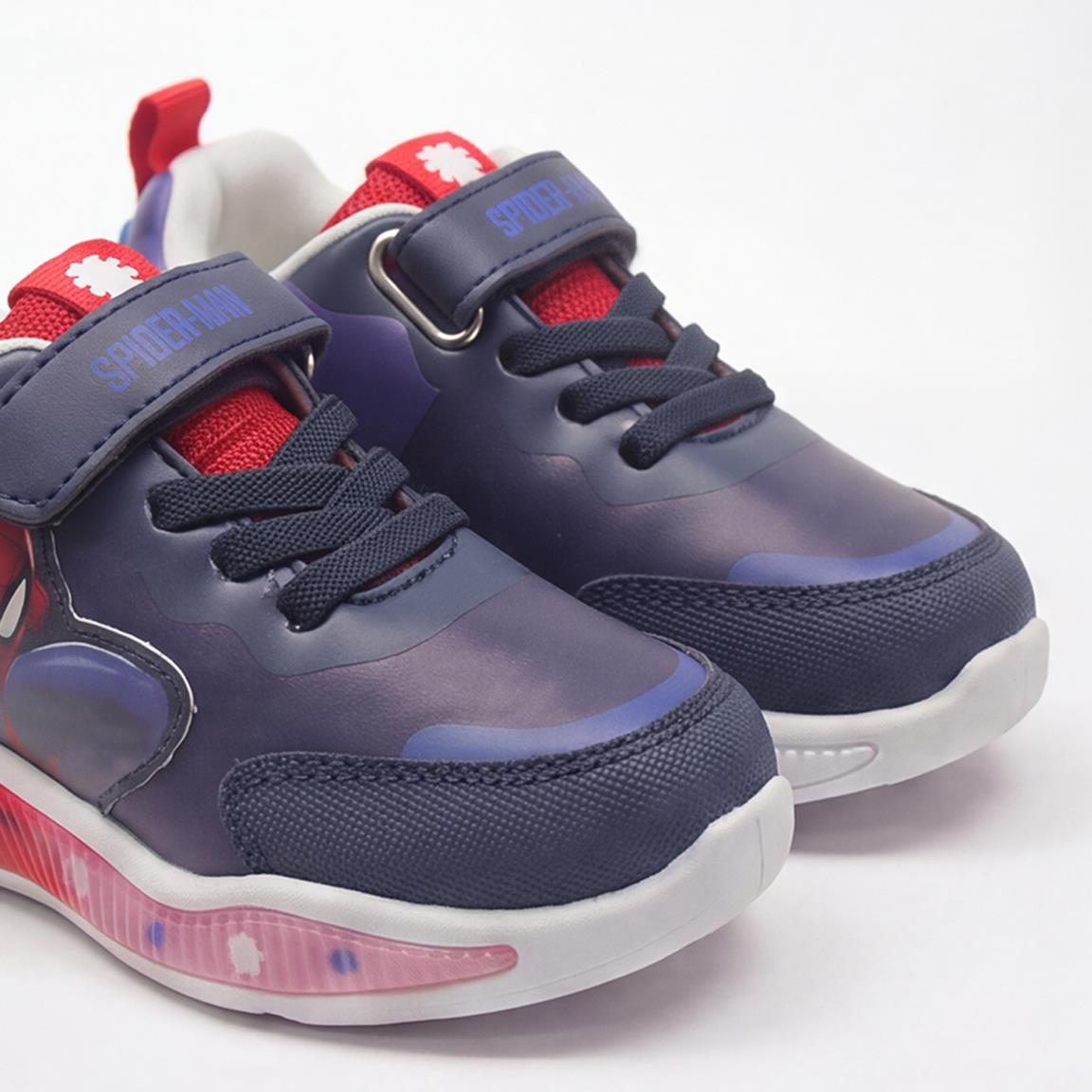 DEPORTIVA SUELA PVC CON LUCES SPIDERMAN