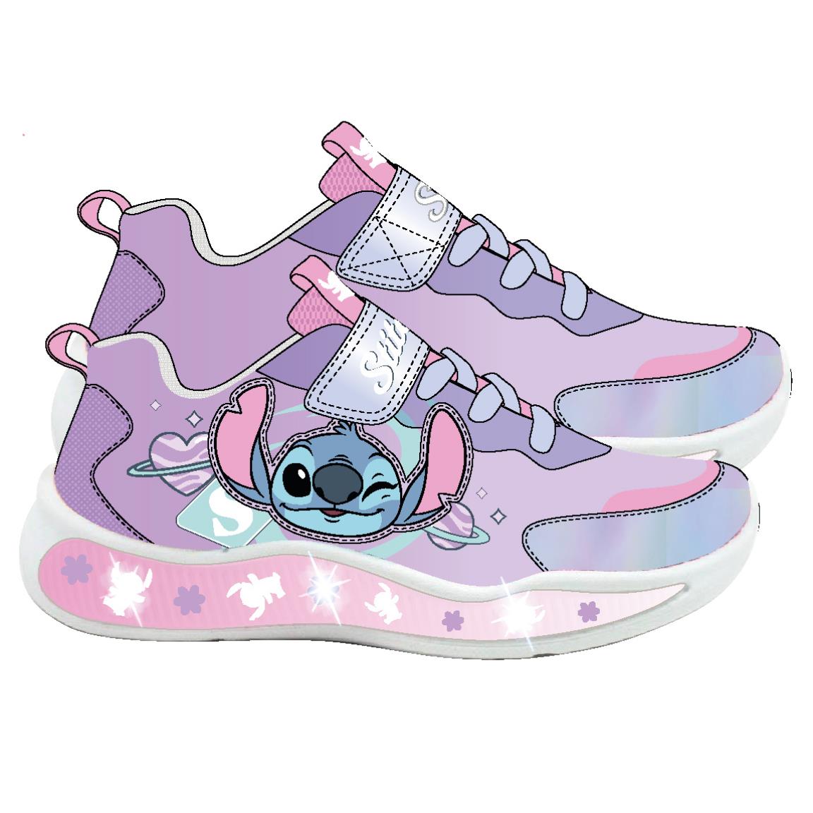DEPORTIVA SUELA PVC CON LUCES STITCH