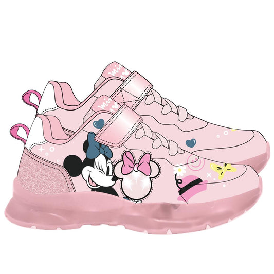 DEPORTIVA SUELA TPR CON LUCES TRANSPARENTE MINNIE