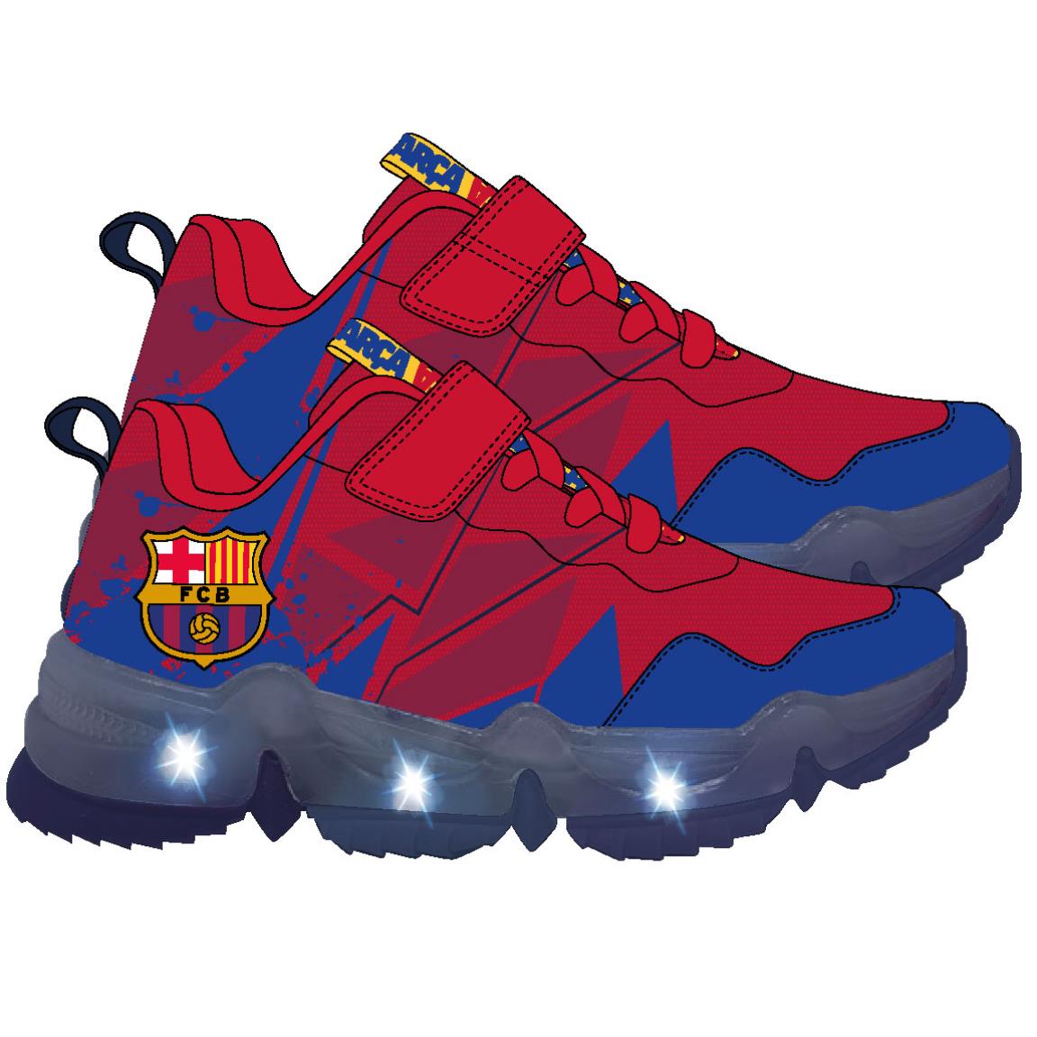 DEPORTIVA SUELA TPR CON LUCES FC BARCELONA