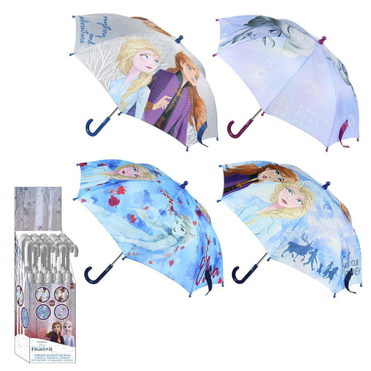 DISPLAY OF 20 ASSORTED UMBRELLAS, 4 FROZEN 2 MODELS