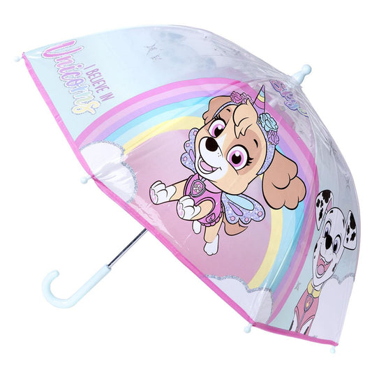 PARAGUAS MANUAL POE BURBUJA PAW PATROL SKYE - Imagen 1