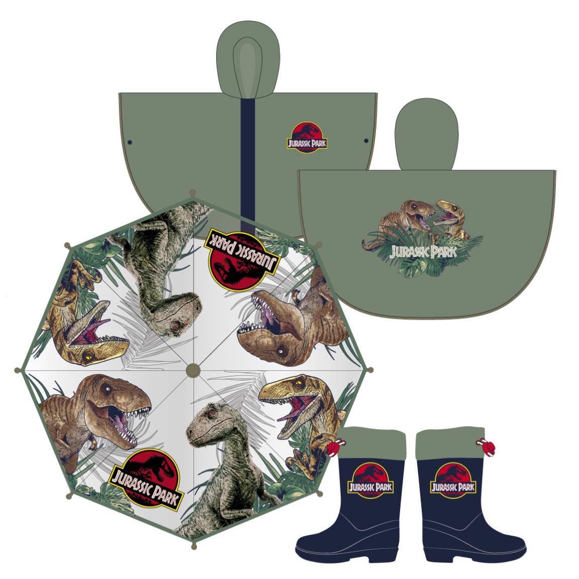 IMPERMEABLE PONCHO JURASSIC PARK - Imagen 3