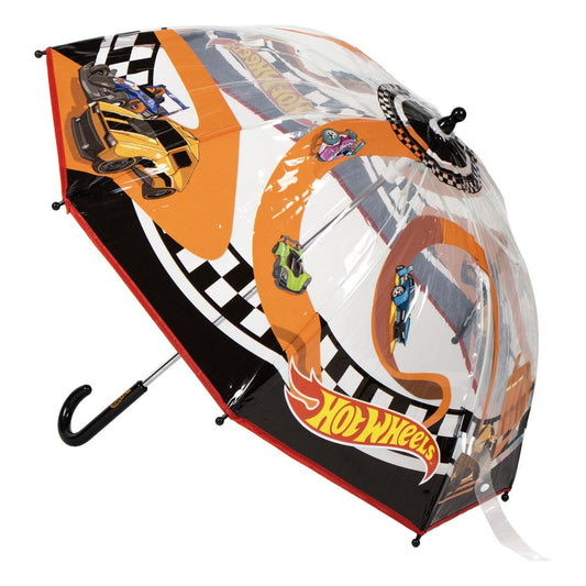 PARAGUAS MANUAL POE BURBUJA HOT WHEELS - Imagen 1