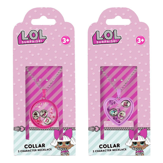 SET COLLAR CON COLGANTE CON CHARMS LOL SURPRISE