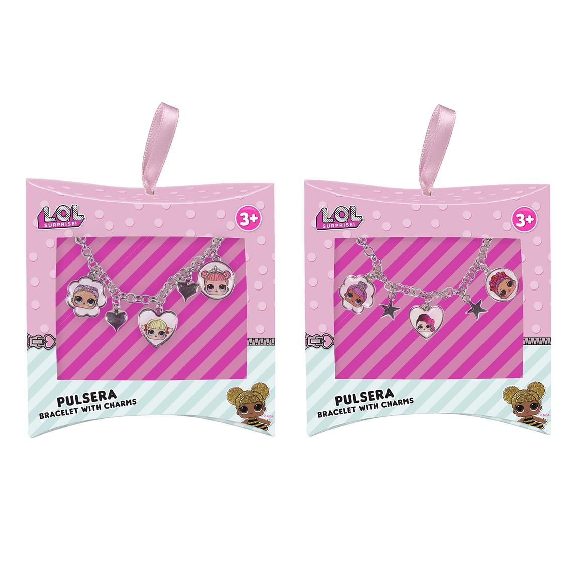 SET REGALO PULSERA METALICA CON CHARM LOL SURPRISE