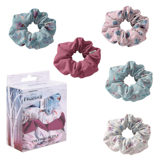 ACCESORIOS PELO COLETERO DE TELA 5 PIEZAS FROZEN 2 - Imagen 1