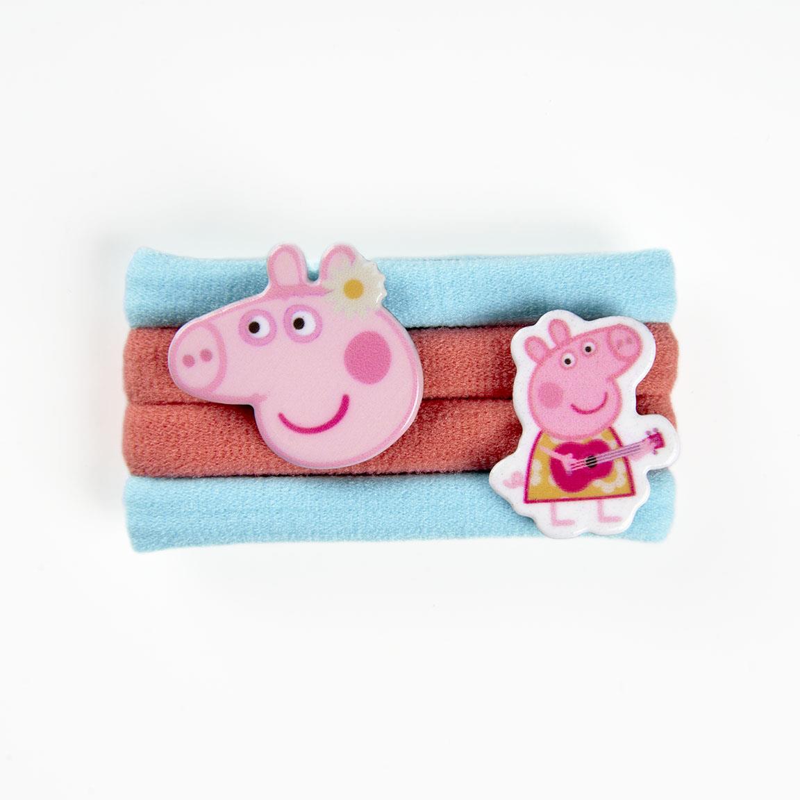 ACCESORIOS PELO COLETERO PEPPA PIG PACK X 4