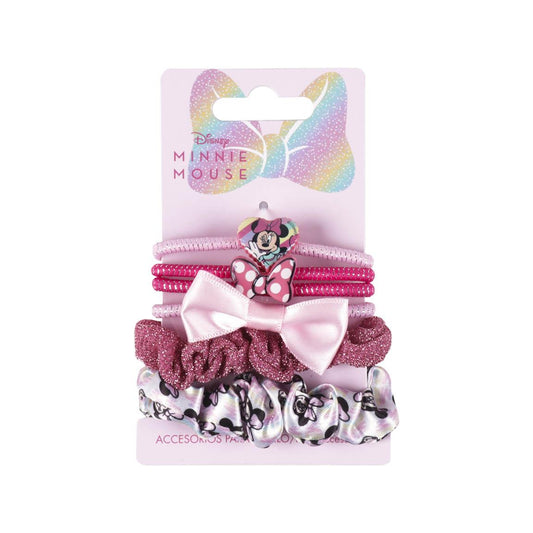 ACCESORIOS PELO ELÁSTICOS 6 PIEZAS MINNIE - Imagen 1
