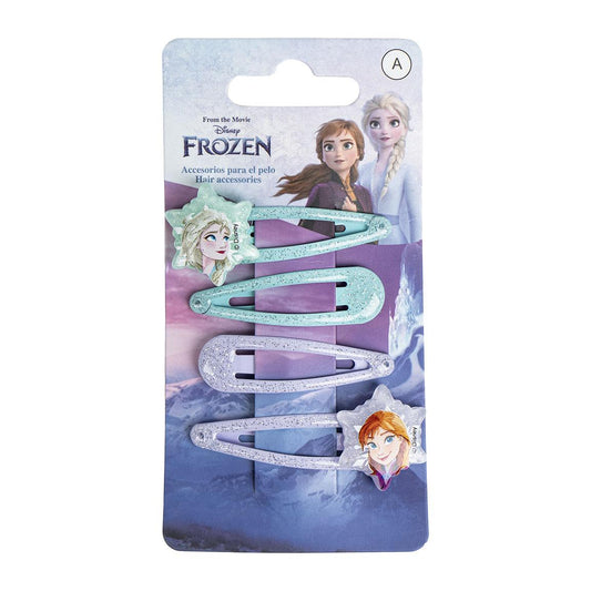 ACCESORIOS PELO CLIPS 4 PIEZAS FROZEN - Imagen 1