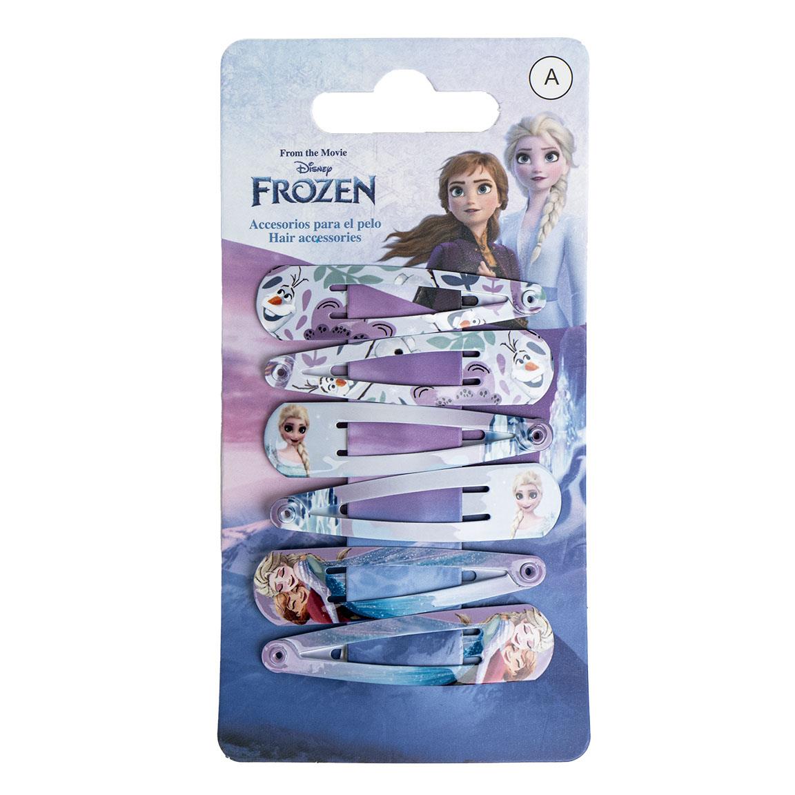 ACCESORIOS PELO CLIPS 6 PIEZAS FROZEN - Imagen 1